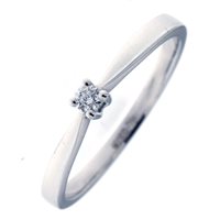 Anello Fanton Gioielli Donna SOLITARI in Oro Diamante 0.10 Ct ANOR-68-52 - ANOR-68-52